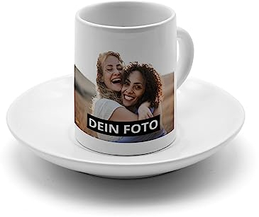 PhotoFancy® - Personalisierte Espresso-Tasse mit eigenem Foto gestalten - Fototasse für Espresso bedrucken