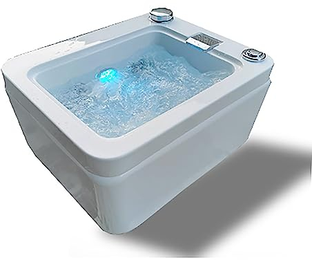 MIRJAI Fußbad fussbad fußbadewanne fussbadewanne fußsprudelbad fussbad mit Massage Massage-Akupunkturpunkt-Fußbadbecken Fußwanne aus Acryl Anwendbar auf Verschiedene Szenarien