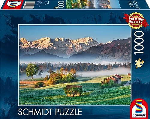 Schmidt Spiele 59762 Garmisch-Partenkirchen, Murnauer Moos, 1000 Teile Puzzle