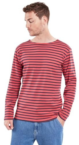 Armor Lux, Matrosenhemd Houat Heritage Herren, Cardinal/Marine Deep, XX-Large