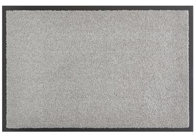 andiamo Fußmatte Verdi - rutschfeste Schmutzfangmatte innen für den Eingangsbereich - ideal als Türmatte oder Fußabtreter für die Haustür 80 x 120 cm in Silber