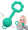 ETETOO Silicone Hochet Bébé - Jouet Bebe 0-12 Mois Apaiser Les Gencives Douloureuses Et Divertir Les Tout-Petits pour Nourrisson Nouveau-né Bébé Garçon Fille (Menthe Verte)