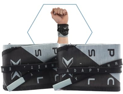 PICSIL Handgelenkbandagen für Cross-Training, 100% Baumwolle, Beugt Verletzungen, Sehnenentzündungen vor, Für Bodybuilding, Boxen, Gymnastik, Calisthenics, Fitnes, für Männer und Frauen (Gris)