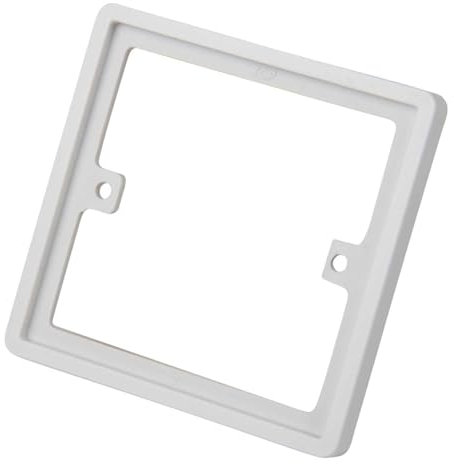 Single Double 1/2 Gang Spacer Frame Light Switch Socket Back Box Plate (Single Spacer)