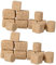 BESPORTBLE 24 Piezas Modelo Mini Pajar Heno Falso Heno Decorativo Mini Fardos De Heno para Decorar Adorno De Pajar De Escena De Heno En Miniatura Pajares En Miniatura Madera Light Brown