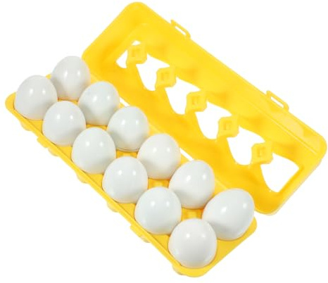 VANZACK Lernspielzeug Matching Eggs Teilig Pädagogisches Form und Farberkennungs für Kleinkinder Montessori Ei Puzzle für Vorschule Fördert Konzentration und Feinmotorik