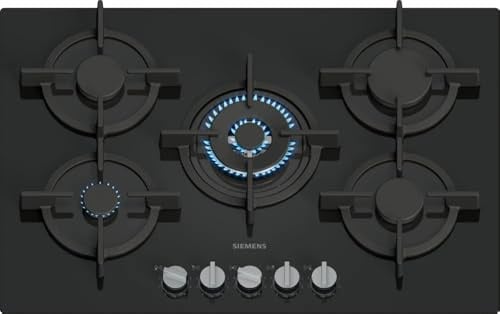 Siemens iQ500 EP7A6QI10 piano cottura Nero Da incasso 75 cm Gas 5 Fornello(i)