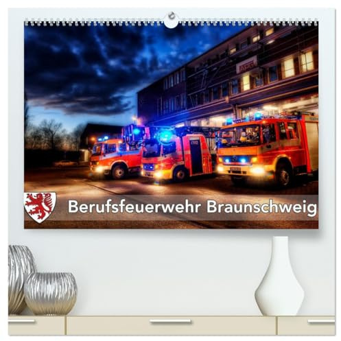 Berufsfeuerwehr Braunschweig (hochwertiger Premium Wandkalender 2026 DIN A2 quer), Kunstdruck in Hochglanz: Einsatzfahrzeuge der Berufsfeuerwehr Braunschweig (CALVENDO Technologie)