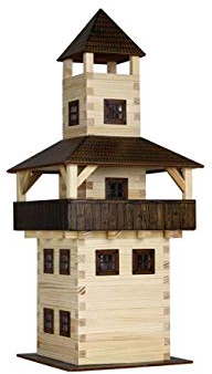 Walachia 8594036430280 - Nr. 28 Turm Holz Modellbauset, Modellbahn Spur 1/ LGB 1:32