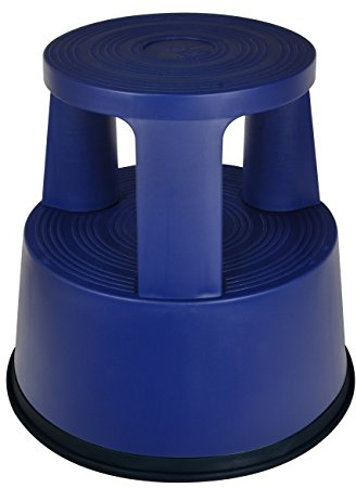 DESQ 60060.06 Tritthocker bruchfester Kunststoff Frischer, Moderner Look blau