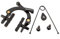 KHE BMX U-Bremse U-Brake Aluminium schwarz mit Springhanger Feder