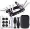 Fahrrad Reparatur Set Premium - 10-in-1 Multitool mit Kettenwerkzeug, Reifenhebern & wasserdichter Transporttasche | Inkl. 6 Reifenpflastern | Langlebig (Kohlenstoffstahl) | 6 Monate Garantie