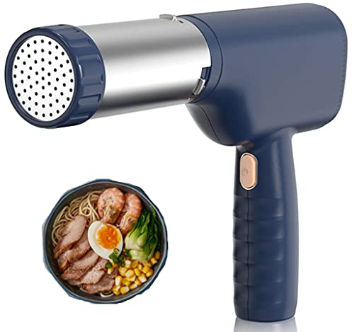 Nudelmaschine Elektrische Manuelle Nudelmaschinen Pastamaker Nudelmaschine Pastamaschine Pasta Makernoodle Maschine Nudeltrockner (Color : Blue)