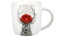 GILDE - 44517 - Kaffeebecher, Hirsch mit Bollenhut, Porzellan, 9cm x 12cm x 8,5cm, 380ml