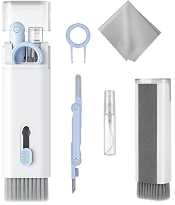 MACKDO Keyboard Cleaning Kit, 8 in 1 Keyboard Cleaner kit,Multifunctional Keyboard Earphone Cleaner with KeyCaps Puller,for Computers,Laptops, Airpods Pro, Headphones.