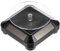 sourcing map Solar Display Stand Turntable 3.54 Plate Dia Battery Double Use 360° Two-Way Rotating ABS Plastic Automatic Revolving Display for 3D Print Jewelry Displaying, Black