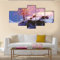 3D Wandaufkleber Kunst Malerei,moderne bilder wohnzimmer mit rahmen,kunstdruck auf leinwand,xxl bilder auf leinwand Kahler Baum im Winter,leinwanddrucke 5 panels,5 stück leinwand bilder 150x80cm