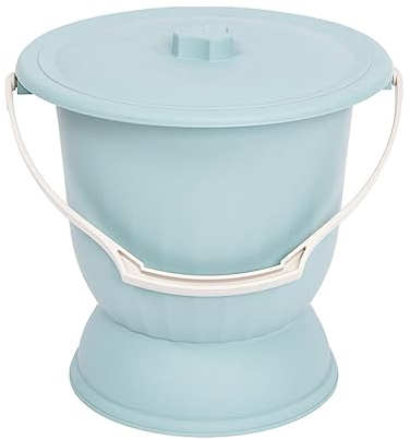Pot De Chambre En Plastique Urinoir De Toilette Portable Crachoir Bassin Seau Avec Couvercle Pour Ménage Adultes Enfants Enceintes Couleur Aléatoire L