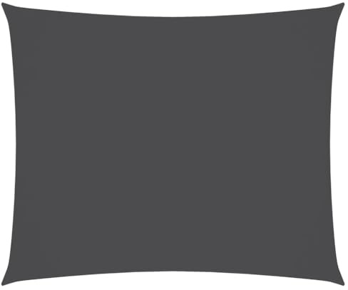 HIGSOSE Voile d'ombrage en Tissu Oxford Rectangulaire 4x5 m Anthracite Toile Ombrage Jardin Imperméable Résistant aux UV Parasol de Terrasse Plein Air Aire de Jeux Parasol de Patio Balcon