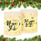 BETESSIN 12Pcs Windlicht Tischdeko Silvester Deko 2025 Frohes Neues Jahr Kerzen Deko Happy New Year Deko Mini Tischlichter Neujahr Gläser Kerzen Deko Teelichter Lichthülle Kerzen Dekoration