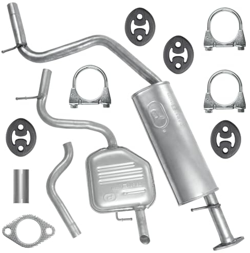 Schalldämpferset Auspuffanlage Auspuff für Mondeo 3 III MK3 Stufenheck 2000-03/2007 1.8 2.0