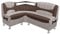Rodnik Eckbank Samba New, Sitzbank, mit Ablage und Stauraum, Polsterbank, Truhenbank 164x128 cm