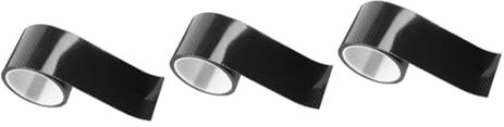 SOLUSTRE 3rollen Carbonfaser Auto Car Door Anti-Collision Strip Stoßstangenschutz Installieren Schwarz Für Fahrzeugschutz Und