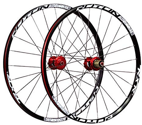 UIOPPOI Fahrrad-Radsatz, 24 Zoll, BMX, doppelwandige Alufelge, Scheibenbremse, abgedichtetes Lager, 24-Loch-Nabe aus Carbonfaser, QR für 8/9/10-Gang-Klapprad (Größe: 24 Zoll)