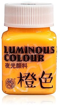 Morain Peinture fluorescente phosphorescente pour décoration d'Halloween, peinture d'art extérieur et intérieur, tissu d'artisanat