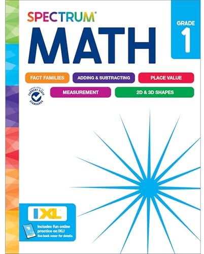 Spectrum Math Workbook, Grade 1