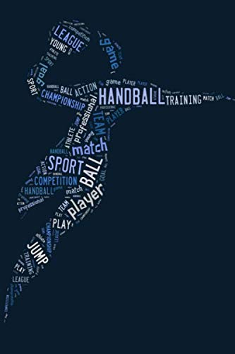 HANDBALL NOTIZBUCH: ideal für Handballspieler, Trainer und Handball-Fans: das Notizbuch hat 120 weiße, gepunktete Seiten, ideal zum schreiben und skizzieren I als Taktikmappe, Notebook & Journal