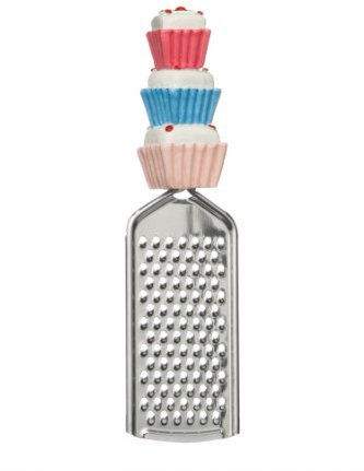 Premier Housewares Cupcake Dessert Grater, Stainless Steel
