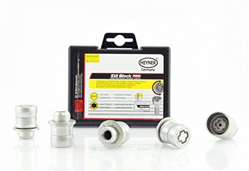 Fits Jaguar X-type Models Heyner Germany Stil Block PRO Locking Wheel Nuts M12x1.5 782/5