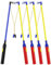 GeeRic 5 x Laternenstab mit LED, LED Elektronischer Laternenstab für Kinderpartys, Kindergarten, Kostümpartys, Halloween, Weihnachten und Mehr