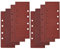 Yuhtech 40 PCS Fogli abrasivi Carta Vetrata 93 x 185mm carta abrasiva per legno metallo carta abrasiva universale per levigatrice Assorted P40, P60, P80, P100 Grit