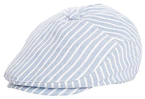 Foruhoo Kinder Schiebermütze für Jungen, Baby Baskenmütze Kapppe Hüte Cap (52cm, Hellblau)