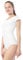 Aoylisey Damen Kurzarm Ballett Tanz Trikot Einteiler Gymnastik Body, Weiss/opulenter Garten, 3XL