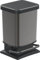 Rotho Treteimer Paso 20 L graphit Mülleimer Abfalleimer