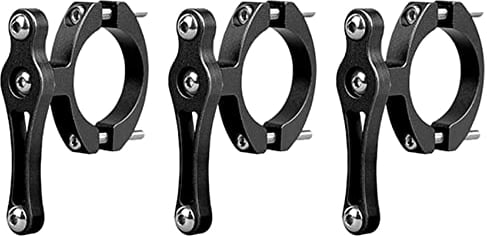 Niniang 3X Bicycle Bike Bottle Clip Cage Holder Clamp Handlebar Mount Handlebar Fork Frame Tube, Black