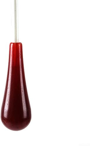 Baguette de chef d'orchestre en résine pour des performances à grande échelle, disponible en différentes couleurs (rouge)