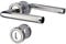 Alpertec 88020100AZ Edelstahl Türbeschlag BB 2farbig Rosetten für Zimmertürgarnitur Türklinke Türdrücker Türgriffe …