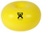 Cando -30-1951 Donut-Übung, Workout, Kerntraining, Schweizer Stabilitätsball für Yoga, Pilates und Balance-Training im Fitnessstudio, Büro oder Klassenzimmer, Gelb, 45 cm