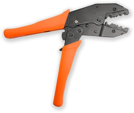 Premium X Crimpzange Kabelschuhe - Professionelle Presszange für Aderendhülsen, Kabelschuhzange, Quetschzange, Crimper für Elektro- und KFZ-Installationen