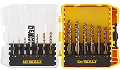 DeWalt DT70710-QZ Coffret Toughcase 13 Pièces - Forets Métal Extreme 2 - Perçage métal - Pour Perceuse-Visseuse Noir