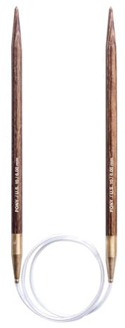 Pony Perfect Rundstricknadeln Holz 60 cm 6,00 mm - 1 Stück
