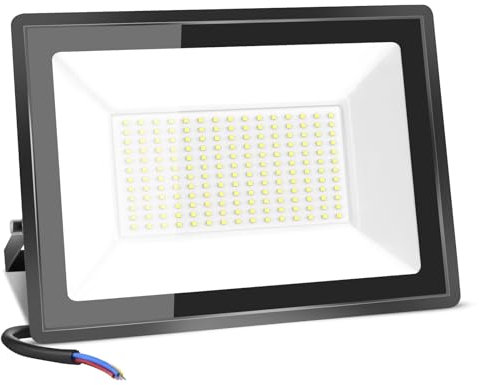 Ankishi 150W LED Floodlight, IP66 Waterproof Security Lights, Super Bright Lights LED 15000LM Outdoor Light, 6500K Daylight White Wall Light for Garden, Patio, Backyard, Front Yard, Garage