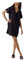 VERO MODA Damen Vmnatali Nia Short Dress WVN Kleid, Schwarz, M EU