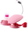 Nail Polish Holder Nail Polish Storage Case with Comestic Nail Armrest Multi-angle Nail Hand Rest for, Pink