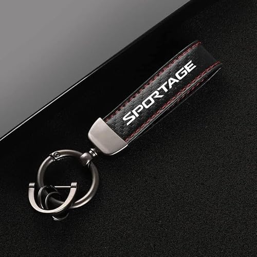 ZENONZ Autoschlüsselbund Schlüsselring,für K-I-A Sportage Auto Schlüsselanhänger Zubehör für Auto Geschenk für Mann Frau,A