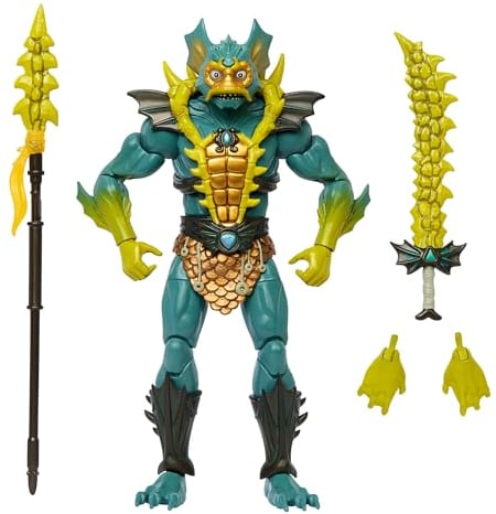 Masters of the Universe Masterverse Actionfigur, Deluxe-Sammelfigur mit 30 beweglichen Gelenken, austauschbaren Teilen oder Rüstung, ca. 18 cm großes MOTU-Spielzeug, HYC59